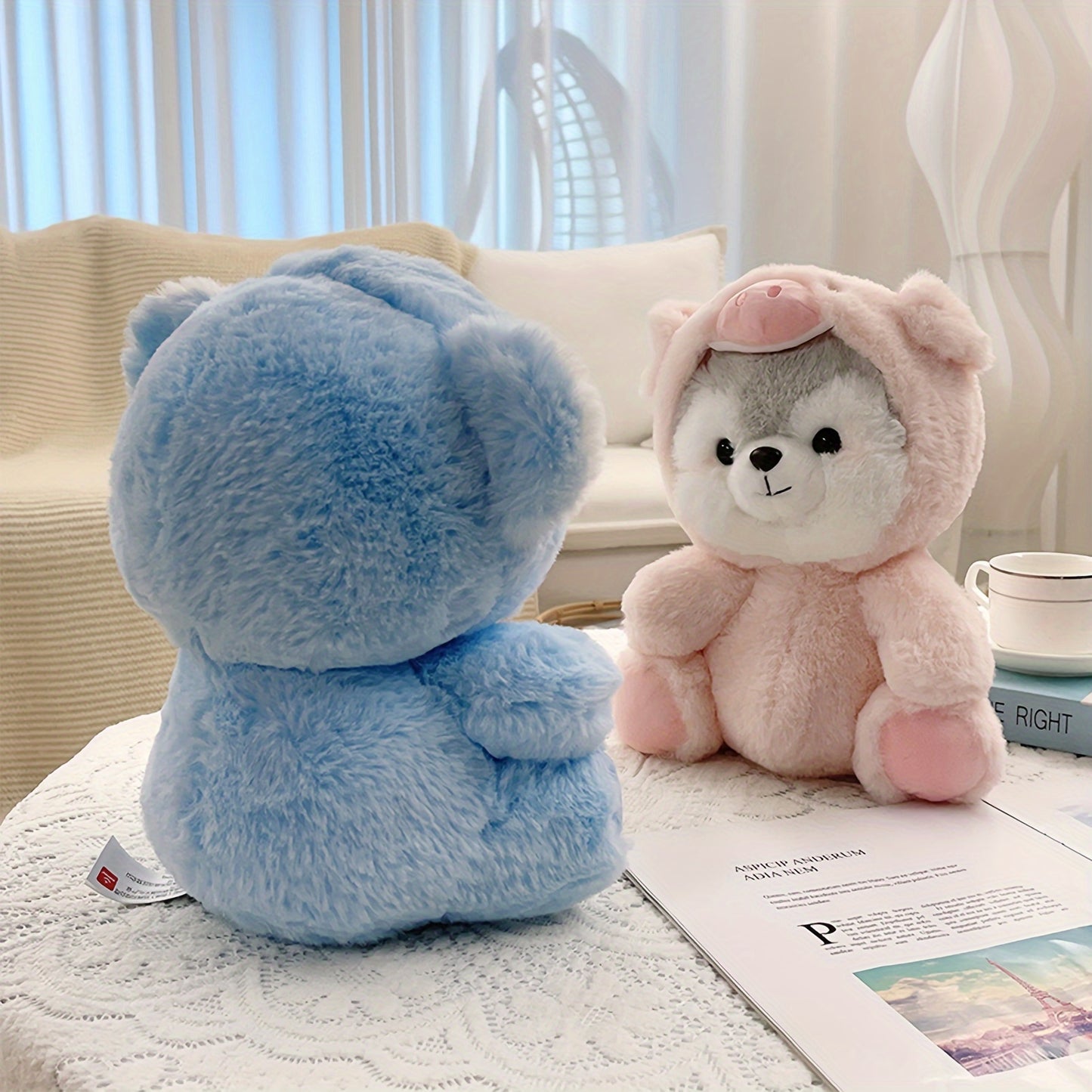 20Cm/7.87In Cute Cartoon Animal Plushies - Soft, Huggable, And Vibrant Stuffed Creatures for Birthday, Halloween, Thanksgiving, And Christmas Presents, Decor, And Collectibles