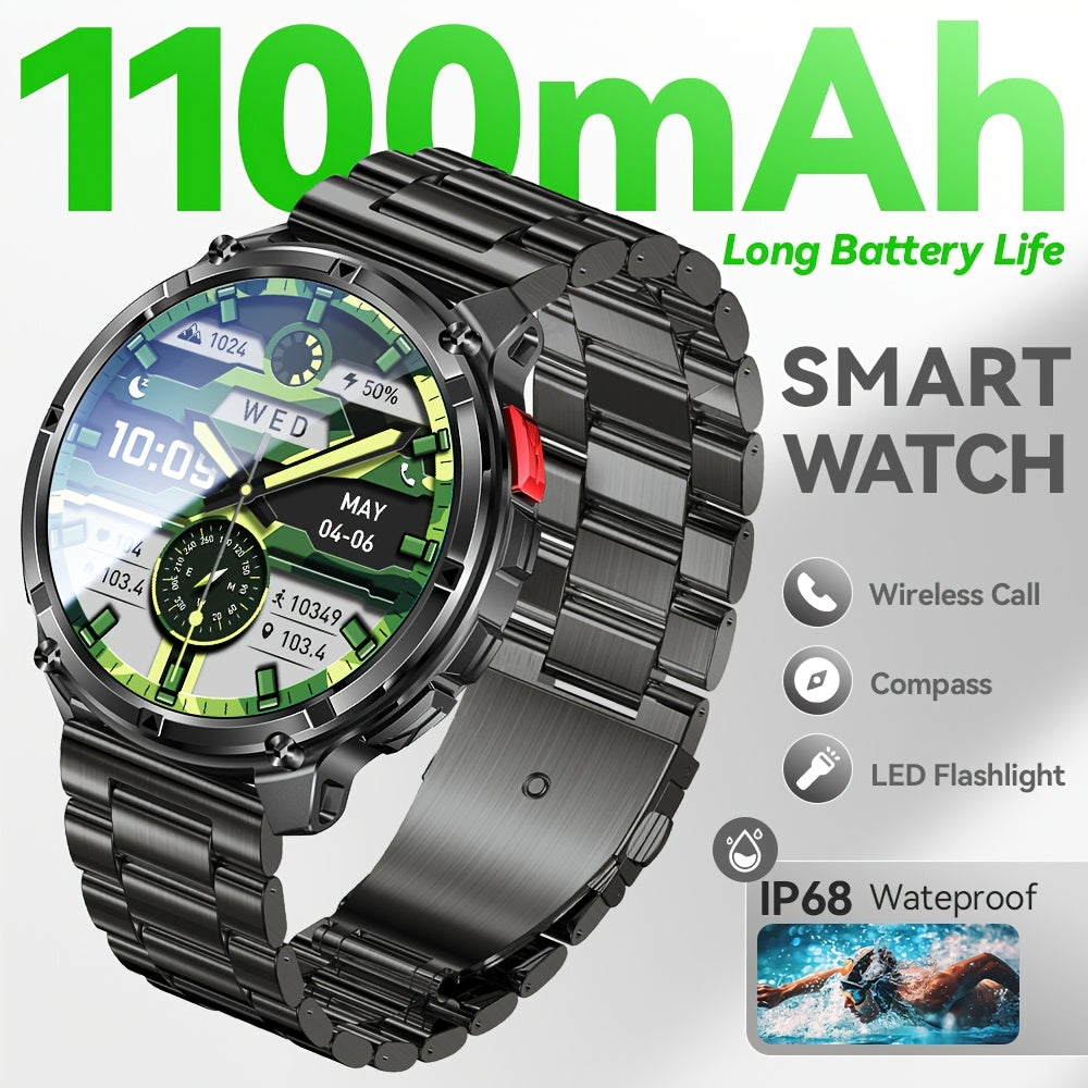 2026 Men’s Smart Watch 1.7” HD Display, 120+ Sports Modes