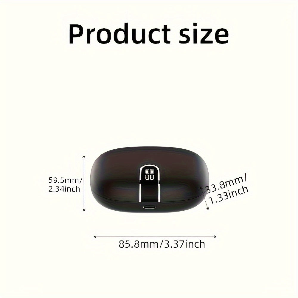 LIFEBEE New Wireless Earbuds for Running Sports, Wireless Earphones with Earhooks Pure Bass Sound, Over Ear Headphones with Dual-LED Display, Earphones Noise Cancelling Headset Built-in Microphone