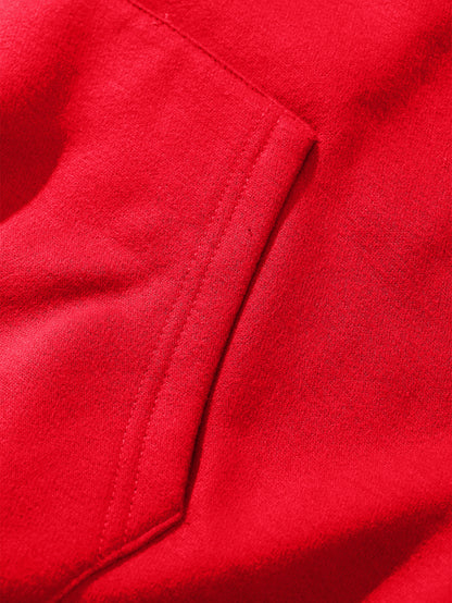 Women'S Pink "Happy New Year 51.46meter Print Hoodie - Cozy Casual Pullover with Golden Glittery Lettering, Long Sleeves, and Drawstring Hood, Perfect for Winter Celebrations, Winter Hoodie | Festive Print Hoodie | Stretchy F