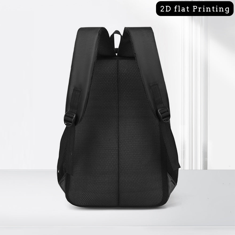 Men's Large Capacity Oxford FIFA Backpack for Travel & School