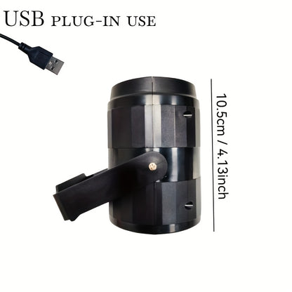 Starry Sky Holiday Magic Ball Snowflake Straight Tube Projection Atmosphere USB Light | USB Lamp Lighting | USB Plug-in Use | Projection Light | Smart Light | LED Desk Lamp | RGB Night Light | Table Lamp | Atmosphere Decorati