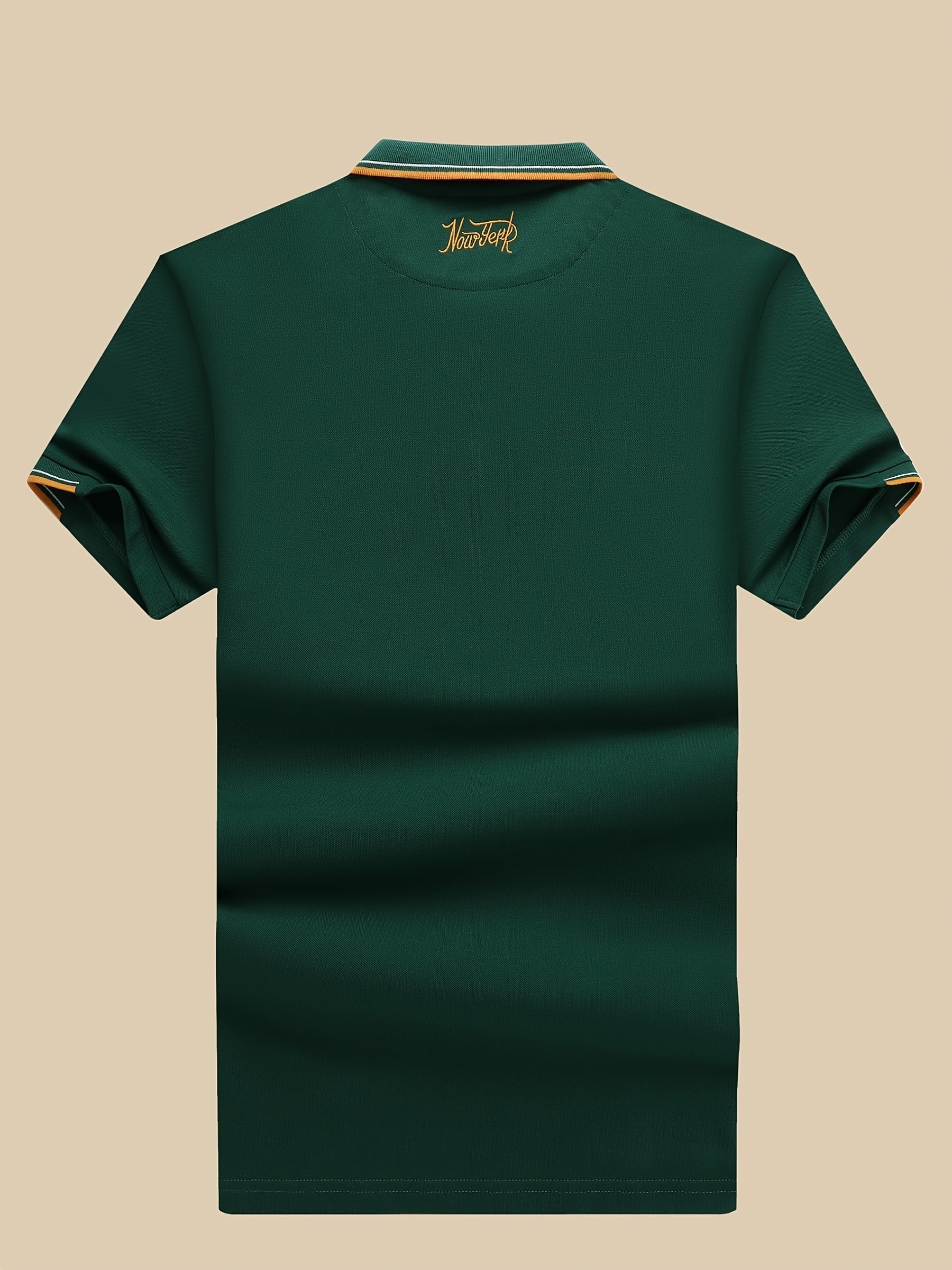Men'S Short-Sleeve Polo Shirt. Made of 95% And 5% Spandex, This Lightweight Business Casual Collared Shirt Is Breathable And Comfortable - ayq
