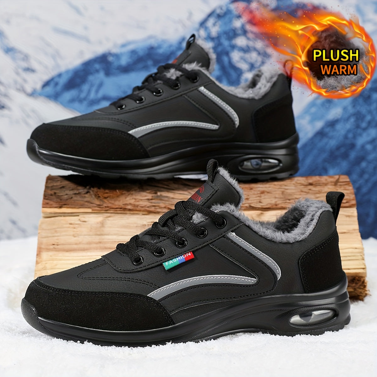 Men's Fashion Lightweight Winter Padded Casual Sports Shoes Shoes