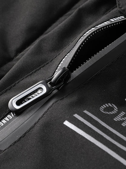 Men'S Heavy-Duty Winter Jacket with Fur-like Hood Collar - Thermal Insulated Cold Weather Coat, Full-Zip Front, Zippered Pockets - Beige/ for Everyday & Formal Outfits - Non-Stretch Outer Shell, Outdoor Outerwear, Casual Styl