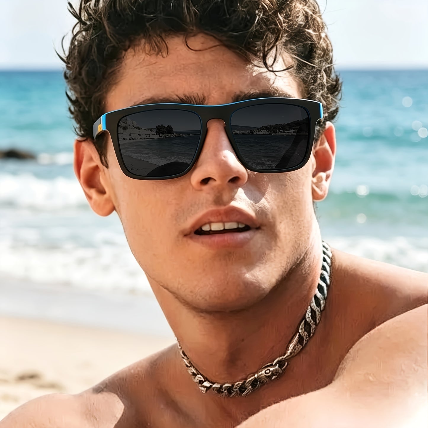 Vintage Black UV400 Sunglasses for Men and Women