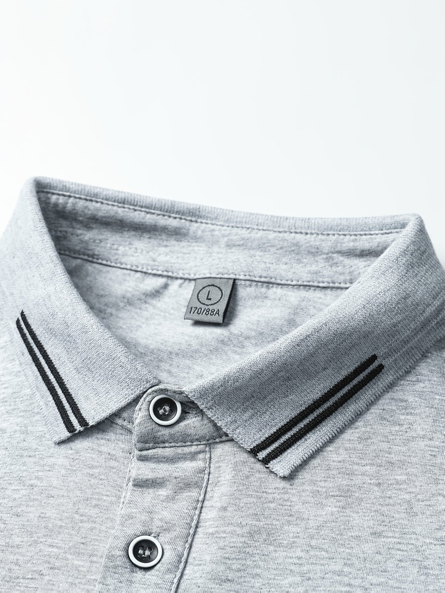 Men's Lightweight Cotton Stretch Business Shirt with Lapel Collar