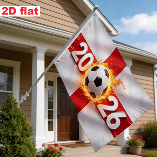 England Football Theme Polyester Party Banner Flag 90x150 cm - ayq