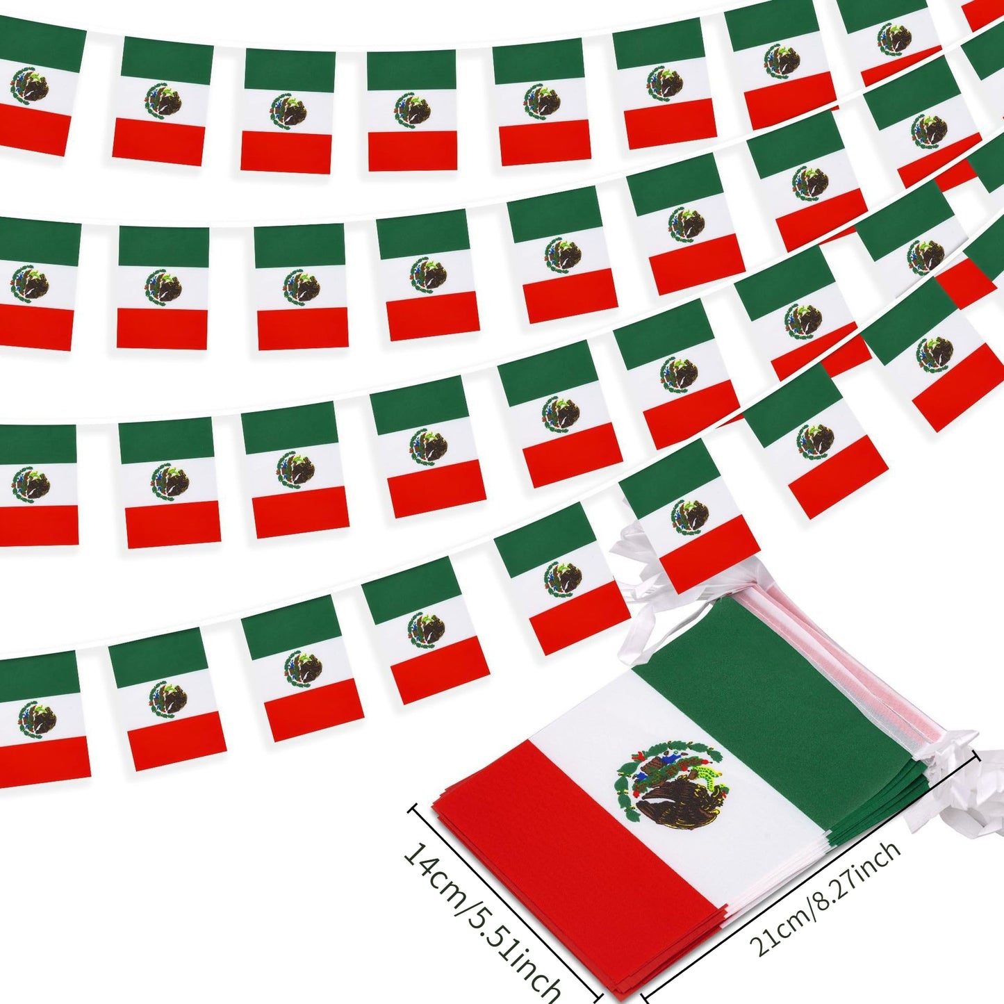 National Soccer Team Flags for Match Day Party Decor