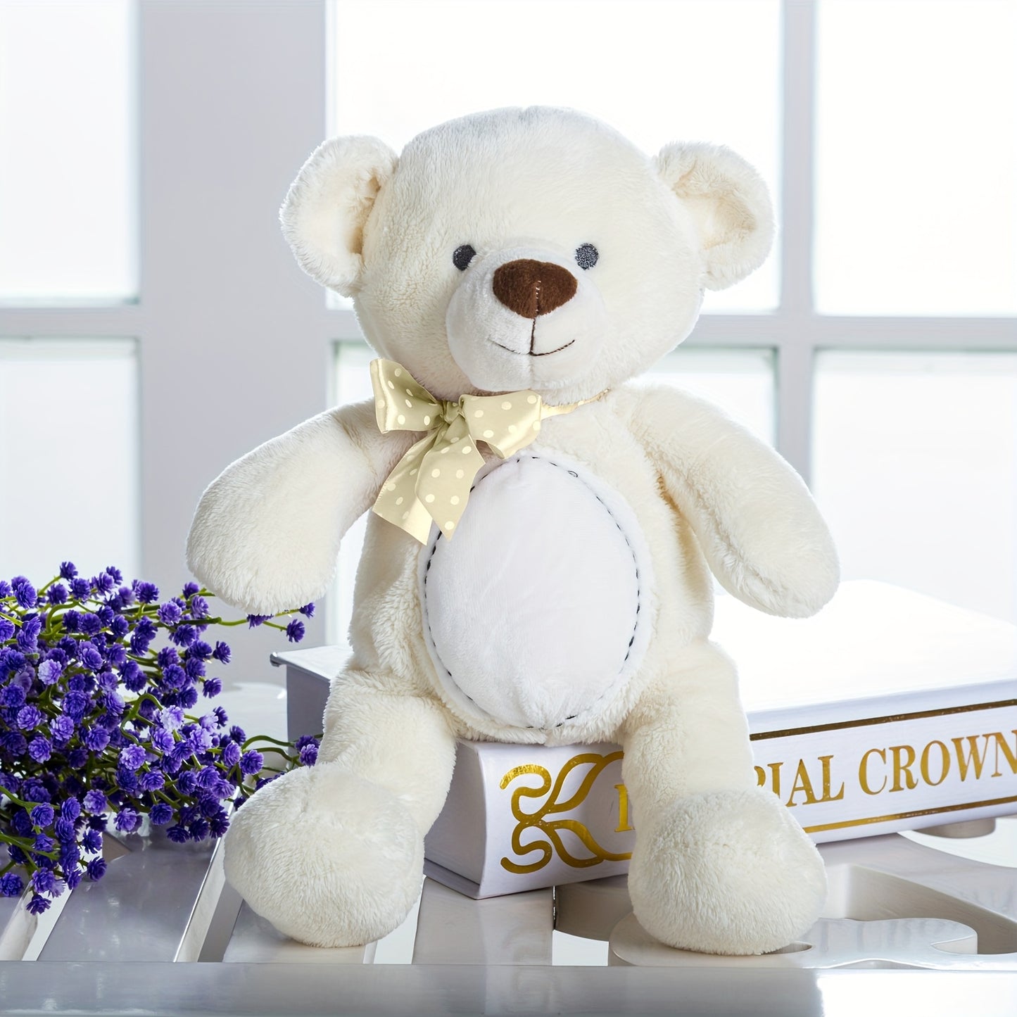 Genuine Cute Toy Teddy Bear Plush Doll, a Comforting for Preschoolers, 33CM