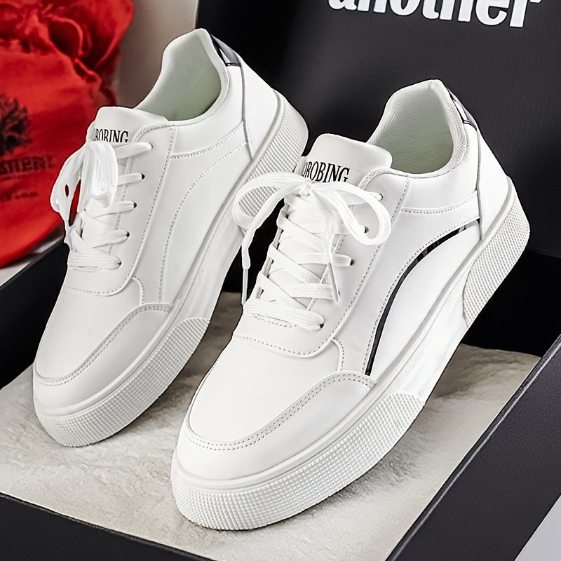 Men'S Casual Sneakers with a Easy And Versatile Thick Sole, Perfect for Daily Commuting And Comfort. Fashionable Low-Top Casual Shoes That Elevate Height, Easy to Maintain with a Upper, Trendy Footwear for Men - ayq
