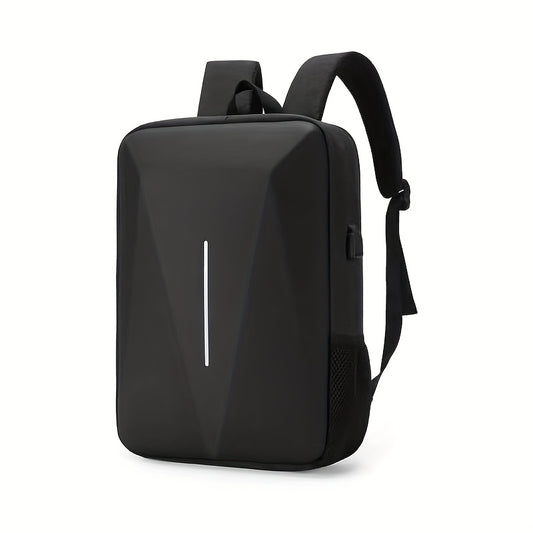 Durable Build, Business Style Laptop Backpack with Anti-Theft Design, Adjustable Shoulder Straps, Multiple Compartments, Zipper Closure  PVC Lining - Black, Secure Laptop Storage   Sleek Backpack Design   Sturdy Zipper Closu