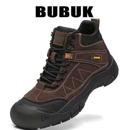 Men's Versatile Mid-Top Lace-Up Casual Outdoor Boots