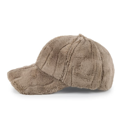 Cozy Fall/Winter Wool Knit Hat with Sun Protection Toggle