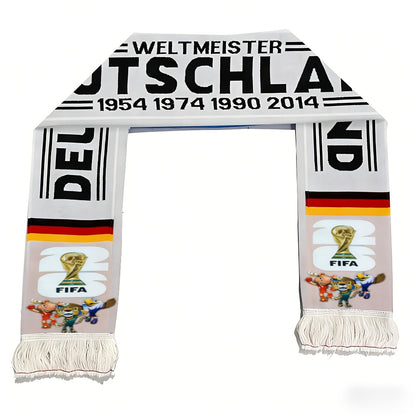 Germany 2026 World Cup Football Scarf – Fan Essential Polyester Knit