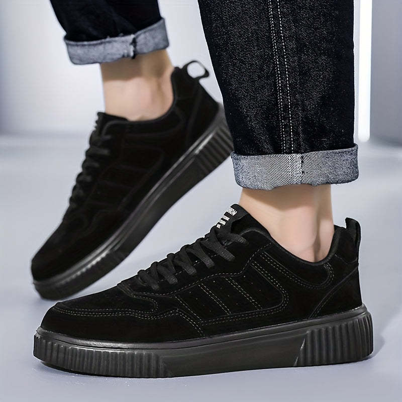 Men's Wide Size Heavy-Duty Sneakers - Upper & MD Sole, Low-Top Lace-Up Round Toe - -Terrain Casual/Outdoor/ Shoes - - for, Daily Wear (Wide Width Available) - Breathable Fabric - ayq