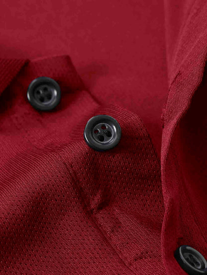 S8 Men'S Quick-Dry Polo Shirt | 4518 Stylish BQSS Design, Airy And Comfortable for Workouts, Casual Wear, And Trendy Lightweight And Sturdy Top with Short Sleeves And Button Features - ayq