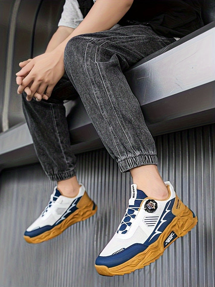 Men's Breathable Anti-Odor Outdoor Sneakers with Height - Low-Top Elastic Closure Running Shoes Suitable for Gym,, Casual Wear - -Season Comfortable Athletic Footwear with Odor-Resistant Technology - ayq