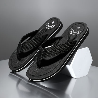 Unisex Classic Fabric Flip-Flops for Outdoor & Daily Wear
