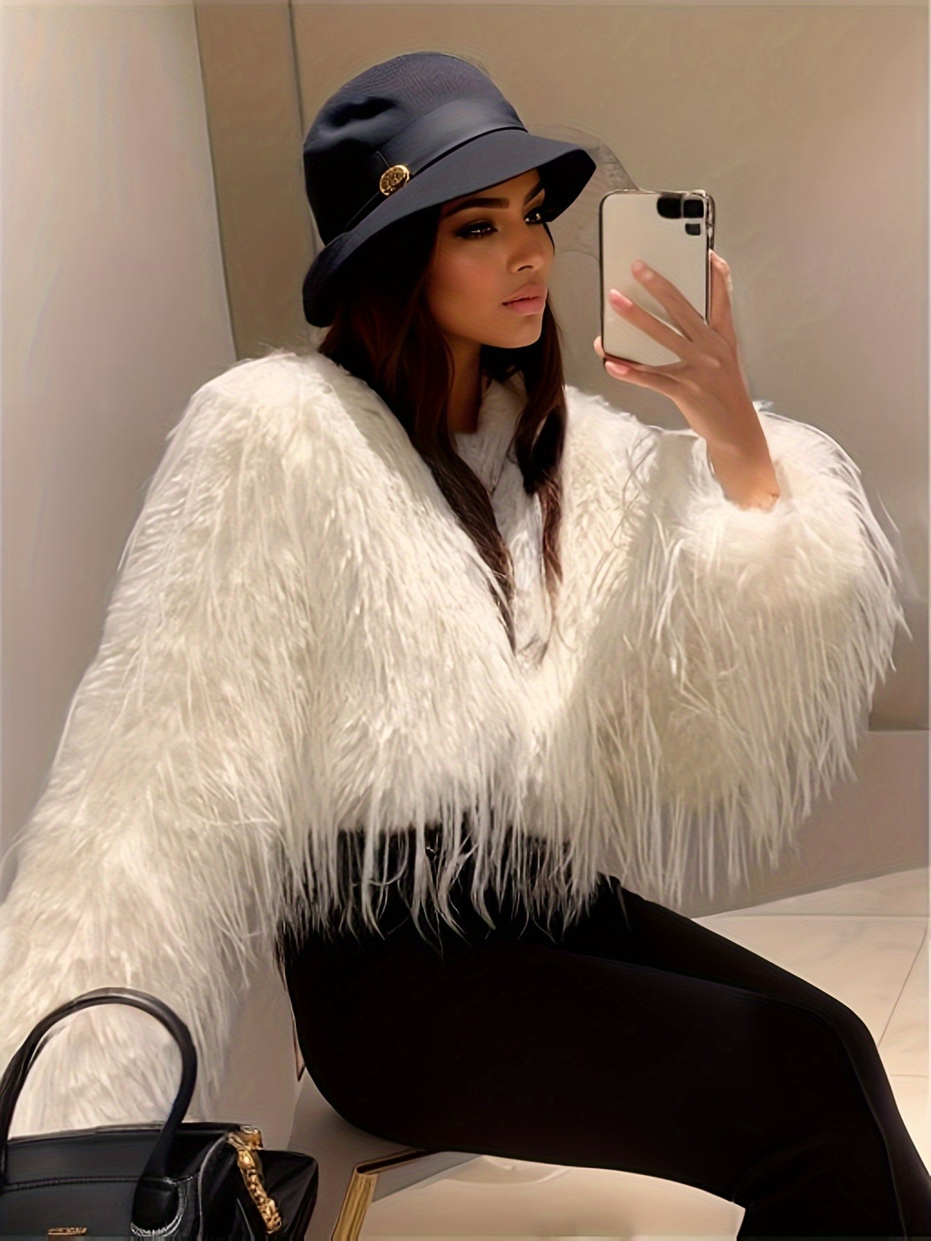 Targeted Yudomi Faux Fur Short Coat for Women