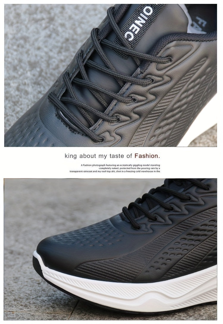 Men's Autumn/Winter High Quality Versatile Work Shoes, Trendy Fashionable Anti-Slip Lightweight Sneakers for Students, Men's Running Shoes - ayq