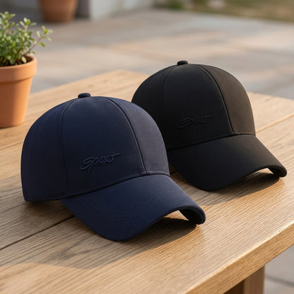 Men's Embroidered Duckbill Baseball Cap - Lightweight & Breathable