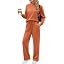 Ekouaer Women's Mock Neck Lounge Set with Wide Leg Pants