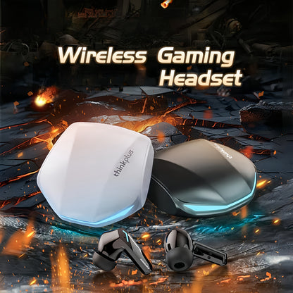 Lenovo GM2 PRO Ergonomic Wireless Earbuds, Immersive Sound Experience, Extended Battery Life, Rechargeable Battery, Coordinated Fast Charging, USB Charging, Type-C Port Charging