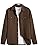 Men's Long Sleeve Button-Up Shirt Jacket with Flap Pockets