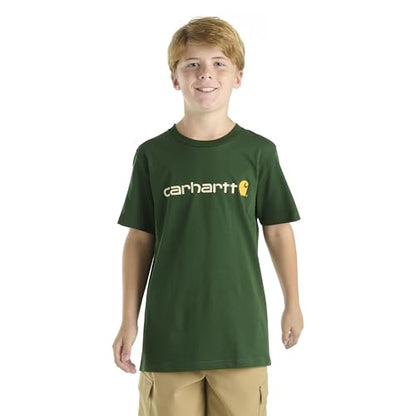 Carhartt Boys' Durable Cotton Logo T-Shirt