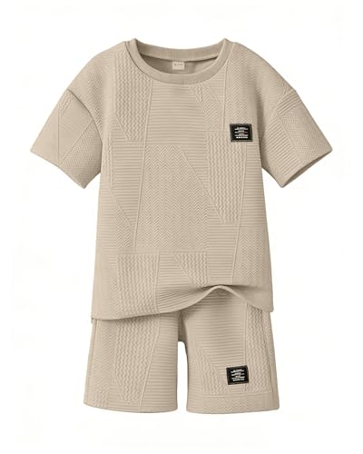 Boys Summer Short Sleeve Top & Shorts Set Ages 6-12