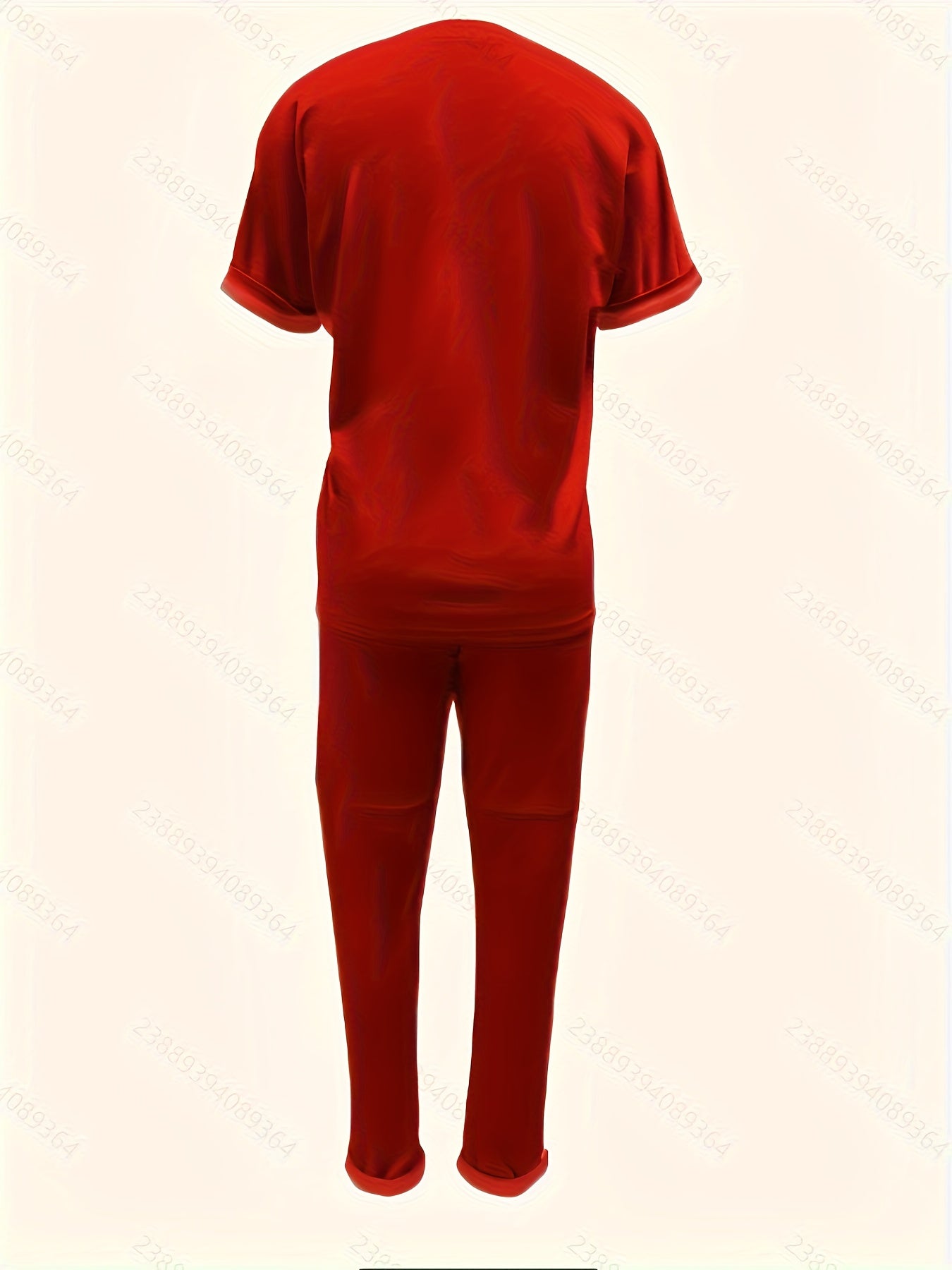 Women'S Casual Solid Color Patchwork Outfit for Spring And Summer