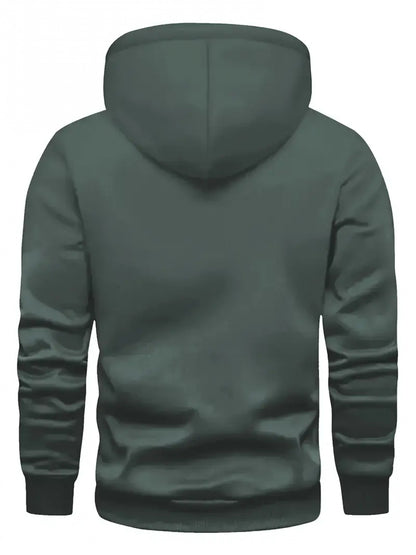 Men's Portugal Flag Hoodie with Adjustable Hood & Pocket