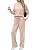Ekouaer Women's Mock Neck Lounge Set with Wide Leg Pants
