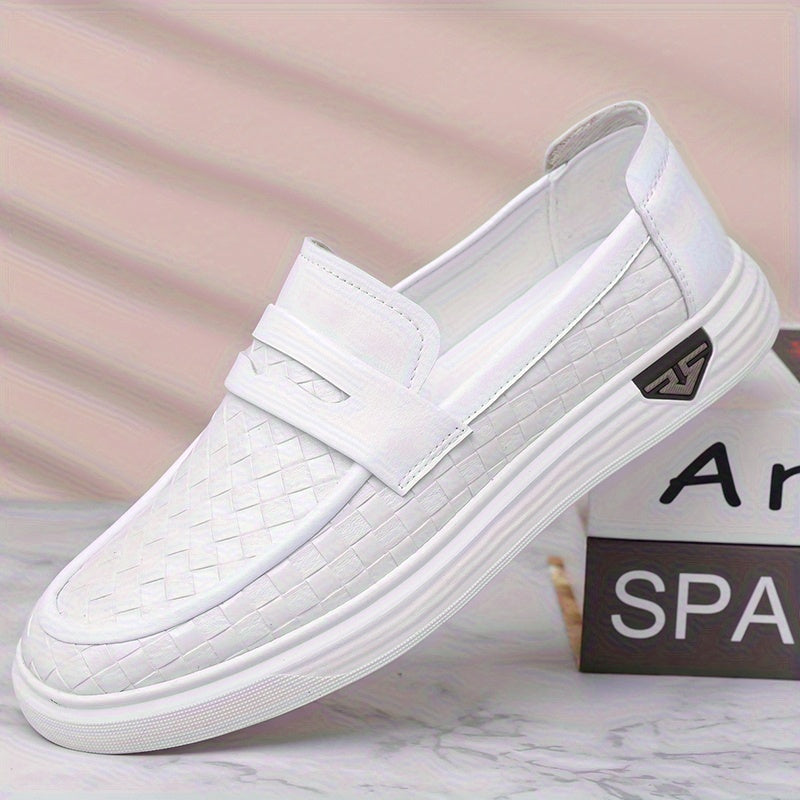 Men's Breathable Casual Loafers with Rubber Sole