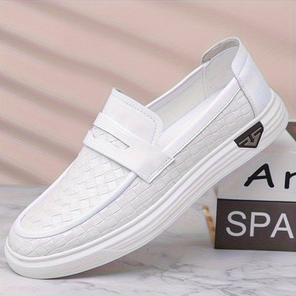 Men's Breathable Casual Loafers with Rubber Sole