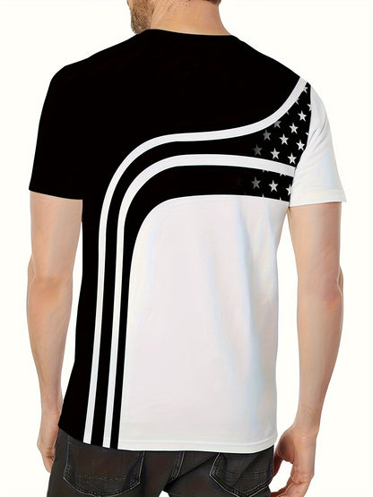 Men's Fashion Casual Round Neck T-shirt