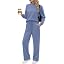 Ekouaer Women's Mock Neck Lounge Set with Wide Leg Pants