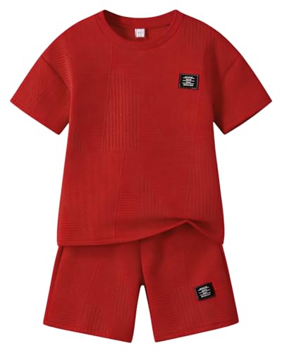 Boys Summer Short Sleeve Top & Shorts Set Ages 6-12