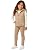 Girls 3 Piece Puffer Vest, Shirt & Flare Leggings Set