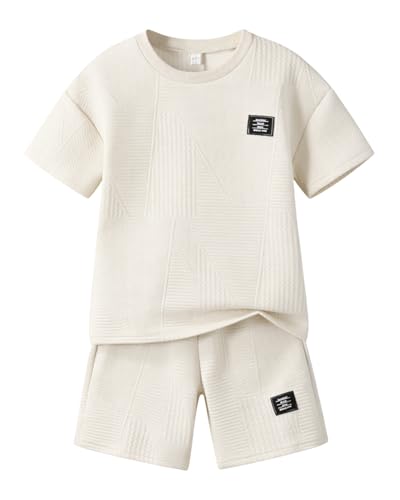 Boys Summer Short Sleeve Top & Shorts Set Ages 6-12