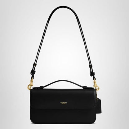 Elora Compact Leather Top Handle Crossbody Bag