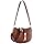 Brooke Women's Pebble PU Shoulder Bag with Crossbody Strap