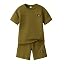 Boys Summer Short Sleeve Top & Shorts Set Ages 6-12
