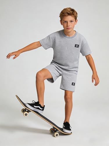 Boys Summer Short Sleeve Top & Shorts Set Casual Outfit