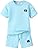 Boys Summer Short Sleeve Top & Shorts Set Casual Outfit