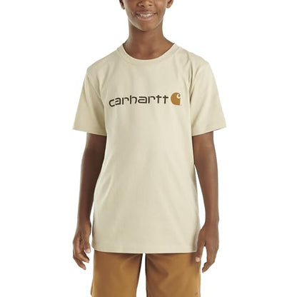 Carhartt Boys' Durable Cotton Logo T-Shirt