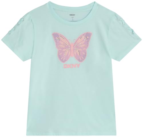Girls Cotton Blend Short Sleeve Graphic Tee T-Shirt