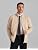 Men's Full Zip Mock Neck Cardigan Sweater with Pattern