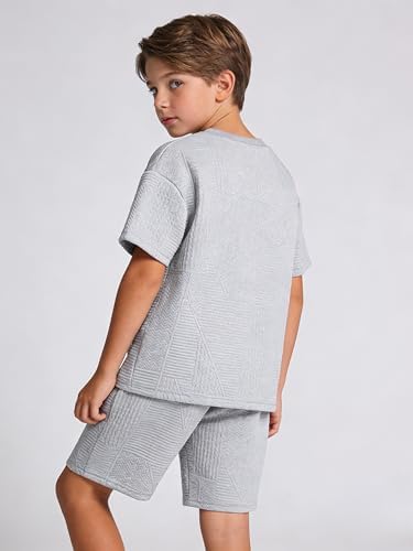 Boys Summer Short Sleeve Top & Shorts Set Casual Outfit